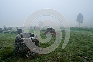 Plain of Jars archeological site, Phonsavan, Laos