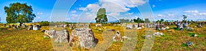 The Plain of jars. Laos. Panorama