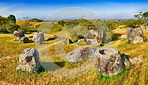 The Plain of jars. Laos. Panorama