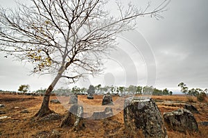 Plain of Jars in Xieng Khouang, Laos