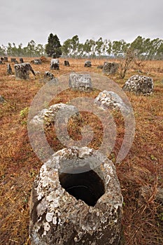 Plain of Jars in Xieng Khouang, Laos