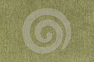 Plain khaki velours fleecy upholstery fabric texture background.