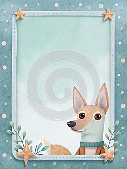 A plain memo paper, its corners photo