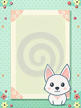 A plain memo paper, its corners photo