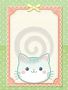 A plain memo paper, its corners photo
