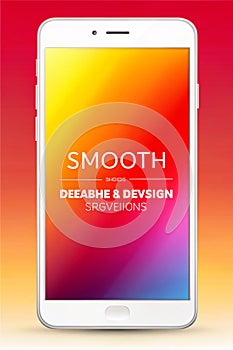 Plain multi-color background designed for mobile devices