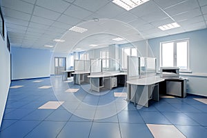 Plain office space interior