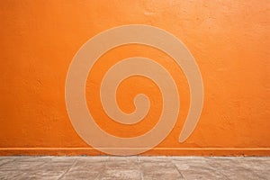 Plain Orange Background with Smooth Texture