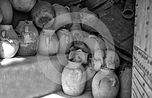 Plain pottery in Morocco