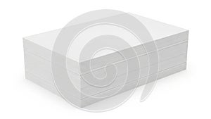 A plain rectangular block displayed against a white background