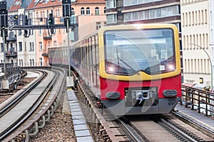 A plain s-bahn berlin germany