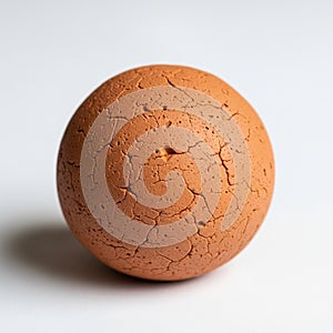 A plain white background it casts a soft shadow emphasizing its shape