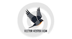 On a plain white background emphasizing the logo s clean and