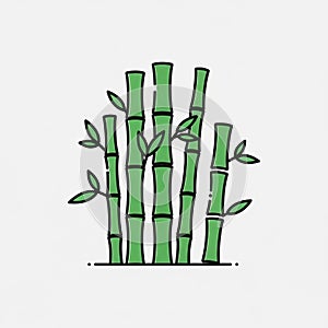 A plain white background emphasizing the simplicity and boldness of