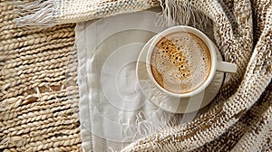 plain white coffee cup