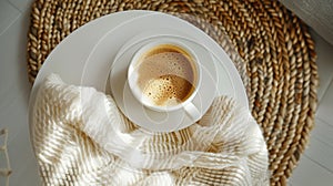 plain white coffee cup