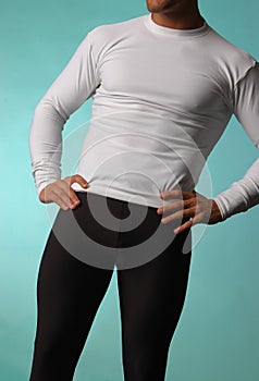 Plain white long sleave tee