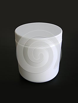 Plain white plastic ware