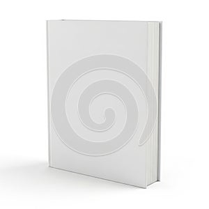 A plain white rectangular object with a smooth surface and rounded edges isolated on white background