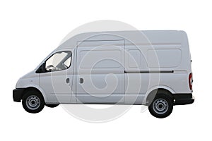 Plain white van