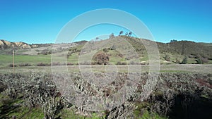 Plains near Paicines outside Pinnacles national park in California