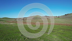 Plains near Paicines outside Pinnacles national park in California