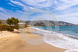 Plaka beach Naxos, Cyclades, Greece