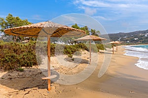 Plaka beach Naxos, Cyclades, Greece