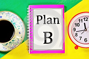 Plan B. an Alternative, backup plan of action