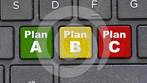 Plan A, B and C button on computer keyboard.jpg