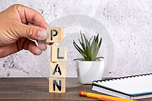 Plan. Business, Success and Creativity concept