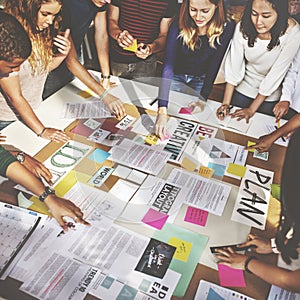 Plan Creative Class Library Student Teacher Ideas Concept