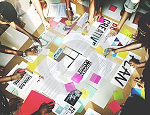 Plan Creative Class Library Student Teacher Ideas Concept