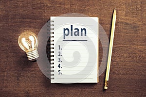 Plan Lists and Idea