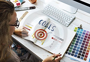 Plan Strategy Target Aim Success Concept