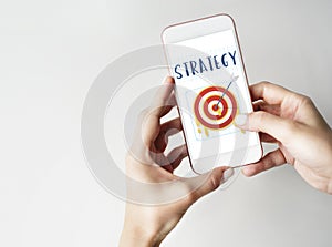 Plan Strategy Target Aim Success Concept