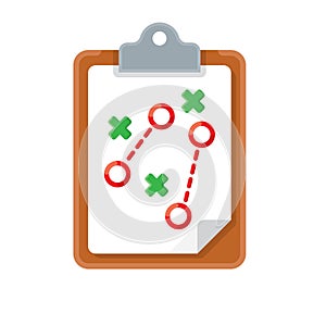 Plan tactic icon