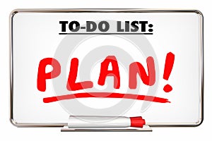 Plan To Do List Writing Word Priority Organize Tasks