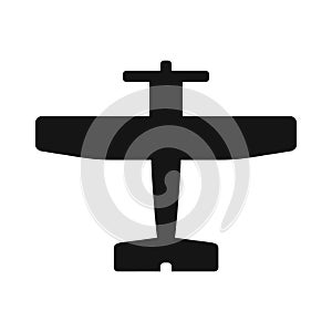 Plane black icon