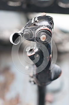 Plane cockpit, aircraft interior