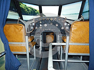 Plane cockpit replica