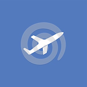 Plane icon illustration isolated vector .