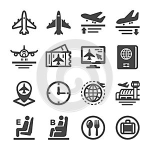 Plane icon set