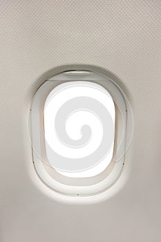 Plane interior window as template