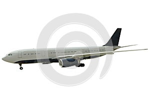 Plane isolated on white