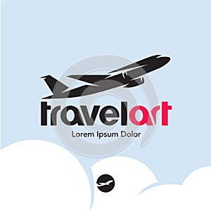 Plane logo. Travel