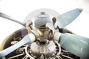 Plane Motor with Propeller