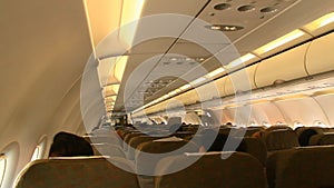 Plane passenger cabin