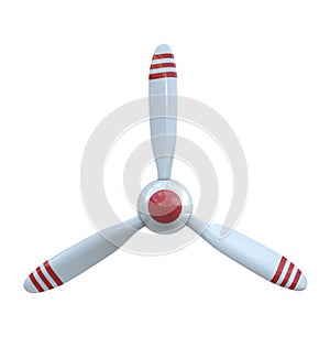 Plane propeller with 3 blades