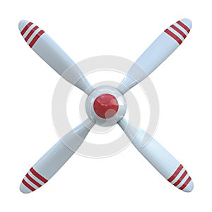 Plane propeller with 4 blade